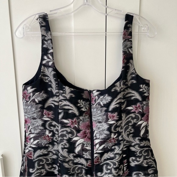 Marchesa Notte Jeweled Damask Cocktail Dress size 12 - Picture 12 of 16